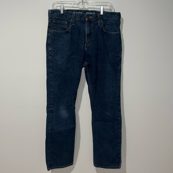 Carhartt Rugged Flex Straight Fit Men's Jeans 33x30 Construction Lumber Yard - Picture 2 of 10